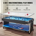 thumbnail image 2 of KFFKFF 88″ 3 in 1 Swivel Multifunctional Sports Game Table with Air Hockey & Billiards/Pool & Table Tennis for Home, Game Room, Friends and Family!, 2 of 9