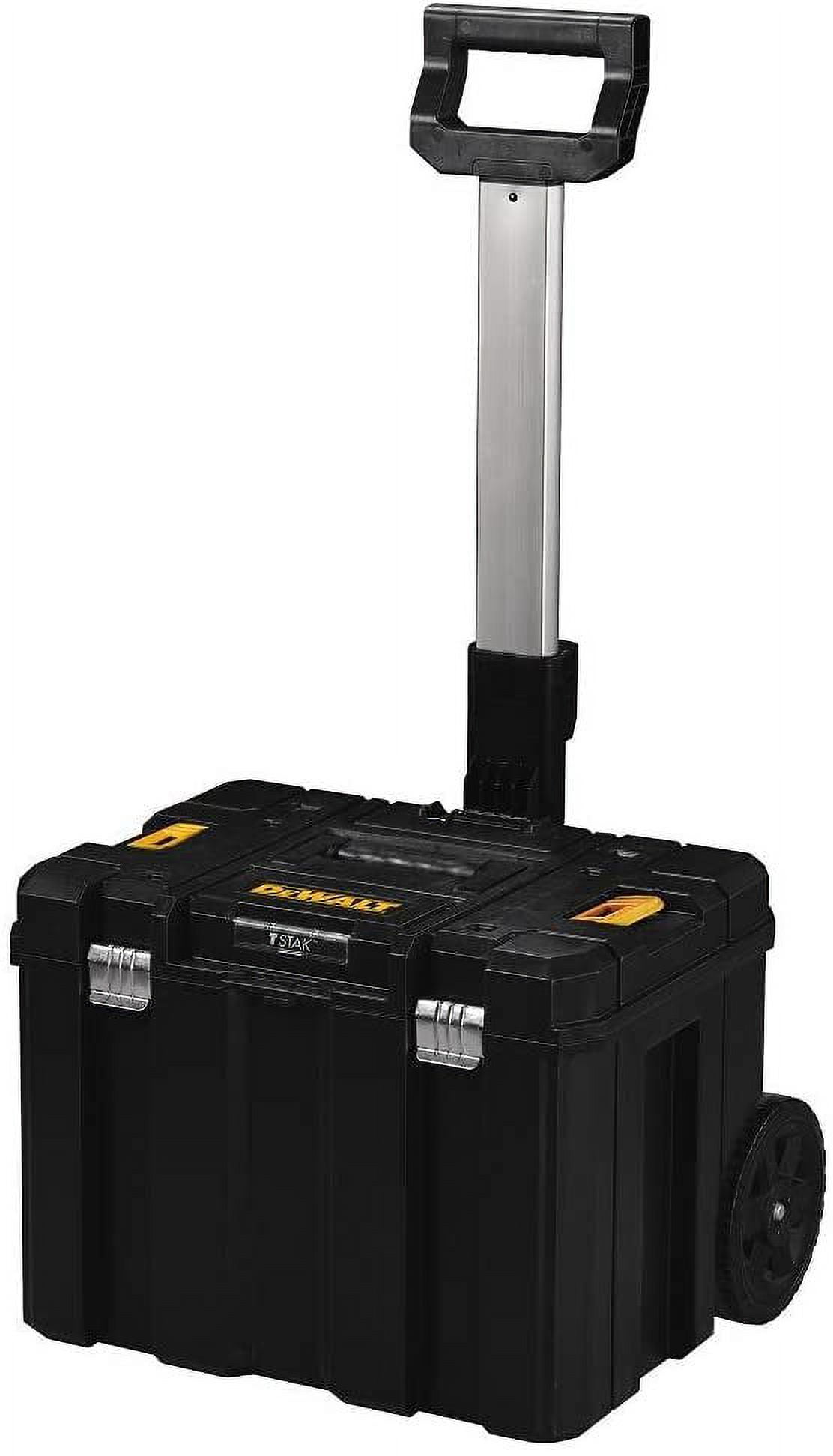 DeWalt DWST17807 TSTAK Ii Series Flat Top Tool Box, 66 Pound, Plastic,  Black, 4-Compartment: Tool Boxes Plastic (076174712155-1)