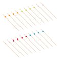 thumbnail image 6 of PAMINGONO Wood Fruit Picks Assorted Color 100Pcs 47x0.3in, 6 of 9