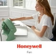 thumbnail image 4 of Honeywell Air Circulator Electric Whole Room Table Fan, Moss Green, 3 Speeds, 4 of 12