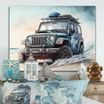 thumbnail image 2 of Designart Off Road On The Beach II Canvas Wall Art, 2 of 5