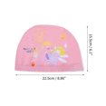 thumbnail image 4 of Ofertas Únicas 1 Pc Gorro de Baño de Figura de Cartoon de Poliéster Rosa, 4 of 6
