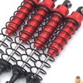 thumbnail image 1 of mmirethe 1/10 Aluminum Alloy Smooth Front Rear Shock Absorber For MN MN- RC Car Part RC Car Accessories Replacement Parts Red, 1 of 6