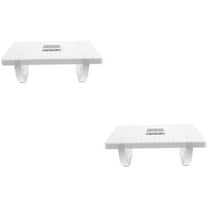 2 Pieces Low Footstool High Chair Footrest under Desk