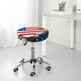 thumbnail image 7 of Pofeuu American Astronaut Runs Forward Print Round Bar Stool Covers - Super Soft and Washable Elastic Stool Cushion Slipcover Easy Clean Velvet-13 inch, 7 of 7