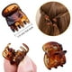 thumbnail image 2 of 12 Pcs Plastic Mini Hair Clips Girls Toddler Women Brown, 2 of 5