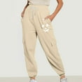 thumbnail image 1 of Womens Jogging Pants Casual Sweatpants With Pocket Elastic Waist Pants For Workout Running, 1 of 7