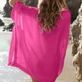 thumbnail image 6 of Mifelio Swimsuit Coverup for Women, Women Beach Bathing Suit Swim Bikini Swimsuit Oversized Cover Up Dresses Beach Cover Ups for Women Hot Pink, 6 of 8