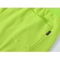 thumbnail image 2 of Mens Shorts Casual Drawstring Zipper Pockets Elastic Waist Fluorescentgreen 36, 2 of 8