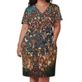 thumbnail image 2 of Árbol de la Vida de Seraphine Louis - Vestido de noche holgado con bolsillo para mujer Colección de artistas favoritos Verano, 2 of 6