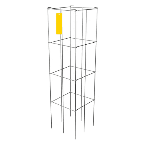 Tomato Cages 14.6x14.6x39.4" 6 Packs Square Plant Support Cages Green