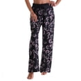 thumbnail image 2 of Women's Casual Pants, Women'S Drawstring Stretch Floral Print Long Wide Leg Pants,Women's Casual Pants S, 2 of 5