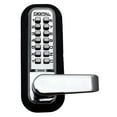 thumbnail image 4 of Lockey 2835Dc 2000 Series Keyless Entry Double Combination Mechanical Lever Set - Brass, 4 of 7