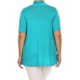 thumbnail image 4 of MOA Collection Women's Casual Open Front Short Sleeve Cardigan Made in USA, 4 of 4