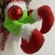 thumbnail image 2 of Guirnaldas de Navidad, ladrón de Navidad duradero, estola, patas de felpa de arpillera para puerta delantera, 2 of 3