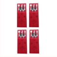 thumbnail image 3 of Bearachild 4 unids/set muñeco de nieve navideño cubiertos tenedor soporte vajilla cubiertos bolsa de almacenamiento de dulces para bolsillo de fiesta de Kits de decoración para fiestas Bearachild HA068877-00B, 3 of 6