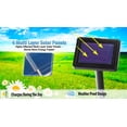 thumbnail image 3 of 4pc Solar Powered LED Dog Paw Print Garden Lights - Weatherproof Outdoor Decor for Pet Lovers, 3 of 6