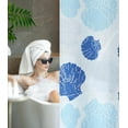 thumbnail image 6 of Shower Curtain for Bathroom Stall Boho Modern Cute Aesthetic Decorative Girly Waterproof Unique Art Boho Girls Chic Print Design Teen Pretty Women Cortinas de Baño Bathtub 72 x72 Inch, 6 of 6