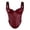 #1-wine corset tops for women, variant on Womens Leather Corset Tops Underbust Corset Vintage Corsets Tops Strapless Bustier Corset Belt Lace Up Lingerie Wine,S