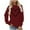 Wine, variant on Timegard Sweatshirts for Women Print Drop Shoulder Long Sleeve Loose Comfy Casual Workout Pullover Tops
