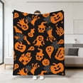 thumbnail image 5 of Yeciiwht Halloween Blanket - Soft Flannel Throw Blankets Warm Cozy Nap Blanket for Sofa, Couch, Bedroom & Office, Festive Decorative Blanket for All Seasons, 5 of 7