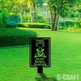 thumbnail image 2 of C-craft Shiba Inu Guard Dog on Duty Yard Sign for Enhanced Security, Funny Warning Yard Sign Stake, 2 of 4