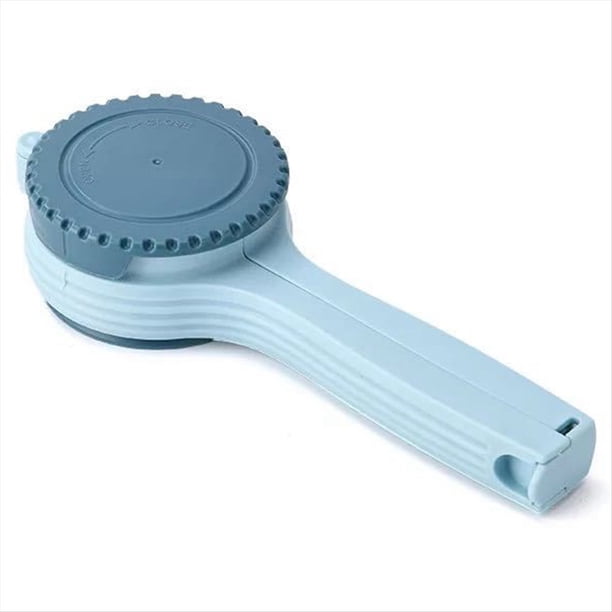 Clips de Sellado para Bolsas de Alimentos, Clip de Plástico con Picos Vertedores, Organizador de Cocina, Color Azul