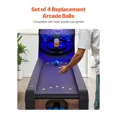 thumbnail image 2 of Skeeball Arcade Replacement Balls 4 Pack for Family Game Rooms and Outdoor Tossing Games, 2 of 6