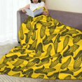 thumbnail image 6 of Fuzoiu yellow Corn Print Ultra-Soft Micro Fleece Blanket,All Seasons Flannel Throw, Lightweight Blanket for Bed, Sofa, Couch, Movie Night, Camping, and Travel-60"x50", 6 of 7
