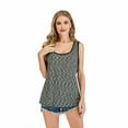 thumbnail image 2 of Ladies Women Loose Sleeveless Casual Tank T-Shirt Blouse Tops Vest Solid Home, 2 of 7
