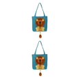 thumbnail image 1 of Methold Portador de mascotas cabeza abierta León gato perro bolsa de transporte lienzo de dibujos animados soporte retráctil bolso de Lago azul S 2piezas, 1 of 6
