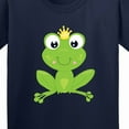 thumbnail image 4 of Inktastic Cute Frog, Green Frog, Crown, Frog Prince Youth T-Shirt, 4 of 5