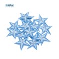 thumbnail image 3 of Uxcell Small 5 Star Iron on Patches Embroidered Sew Patches for Clothing 1.14x1.14" Pack of 15 Blue, 3 of 7