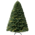 thumbnail image 2 of Naomi Home 6.5ft Christmas Tree with Lights, Realistic Spruce Christmas Tree Prelit with Foot Pedal, 1197 Branch Tips, 450 Warm Lights and Metal Stand, Aritificial Christmas Tree, Árbol De Navidad, 2 of 9