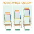 thumbnail image 4 of Art Easel for Kids, MoHern Kids Chalkboard Easel, Double Sided Children Standing Chalkboard, 4 of 7