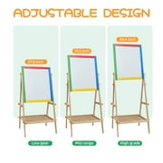 Art Easel for Kids, MoHern Kids Chalkboard Easel, Double Sided Children Standing Chalkboard