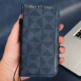 thumbnail image 2 of K-Lion for iPhone 14 6.1 Inch Flip Wallet Cover Case, Premium PU Leather Soft TPU Built-in Magnet Closure Card Slots Holder Raised Frame Full Protection Shockproof Case with Wrist Strap,Blue, 2 of 6