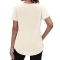 thumbnail image 6 of Ronuti Womens Workout Tops Short Sleeve Activewear T-Shirts Quick Dry Breathable Gym Running Yoga Athletic Wear, 6 of 11