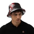 Honeii Shadows Behind for Unisex Bucket Hat Waterproof Rain Hat
