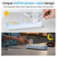 thumbnail image 2 of Extra Large Pill Organizer 2 Times a Day, 7 Day XL Pill Box AM PM ,Weekly Pill Case Twice a Day, Oversized Daily Medicine Container for Vitamins(Blue), 2 of 6