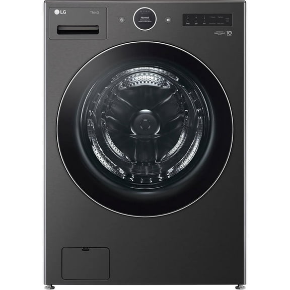 LG WM6700HBA 5.0 Cu. Ft. Black Steel Front Load HE Stackable Smart Washer