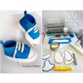 thumbnail image 4 of Deportes-zapatos tema pastelería fondant Stamper moldes para hornear herramientas de decoración de pasteles Feliz Sencillez, 4 of 5