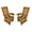 Teak tone-2 seats, variant on Fortune Candy 37.6 in. Wood Patio Glider with Deep Contoured Seat, Heavy Duty 600 lbs, for Outdoor Patio Garden, Teak Tone