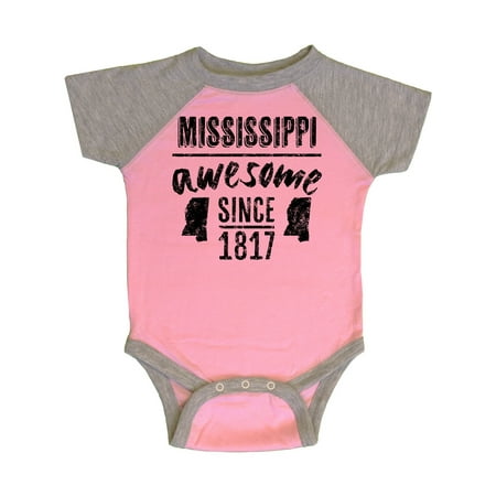 

Inktastic Mississippi Awesome Since 1836 Gift Baby Boy or Baby Girl Bodysuit