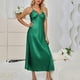 thumbnail image 5 of Camisón corto de seda helada para mujer, lencería, ropa interior, bata, vestido de dormir, 5 of 8