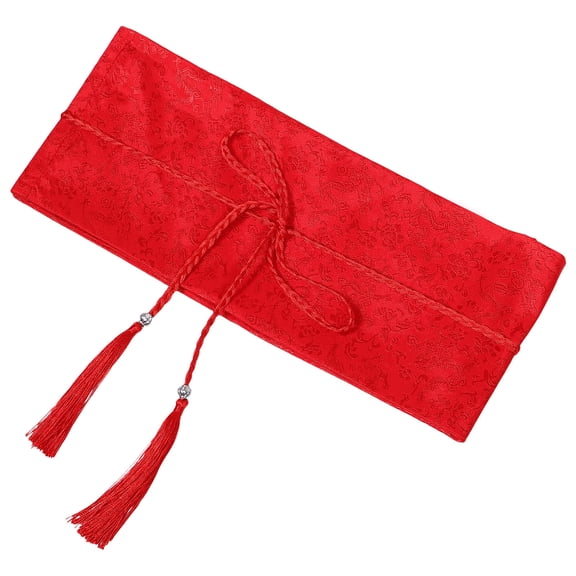 Milisten 1 Pack Wide Sash Belt for Women , Red Waist Cinching Belt, Stylish Accessory for Parties and Daily Wear
