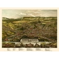 thumbnail image 2 of Rowley 14x12 White Modern Wood Framed Museum Art Print Titled - North Adams Massachusetts - Rowley 1881, 2 of 4