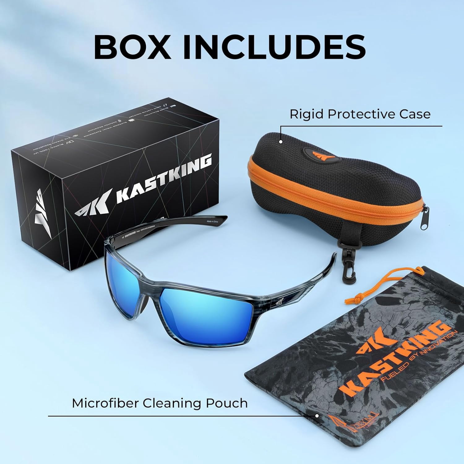 KastKing Polarized Sport Sunglasses, UV Protection Osage