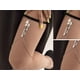 thumbnail image 5 of Cadena de Pierna para Mujer MADIOLA Cadena de Muslo para Falda Vestido Shorts Verano Playa Hojas Plateadas, 5 of 6