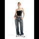 thumbnail image 4 of Camiseta Sin Mangas con Cuello Cuadrado para Mujer, Estilo Años Y2K, Básica para Salir de Verano. Negro M, 4 of 10